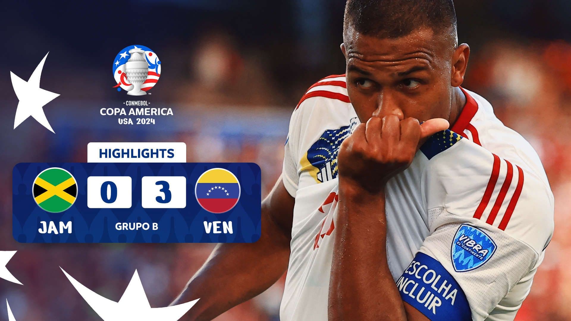 Match Highlights: Jamaica 0-3 Venezuela | CONMEBOL Copa América USA 2024™ 