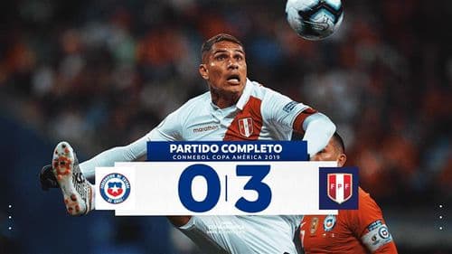 Thumbnail do vídeo: Peru stuns and eliminates Chile | CONMEBOL Copa América 2019™ (3-0)