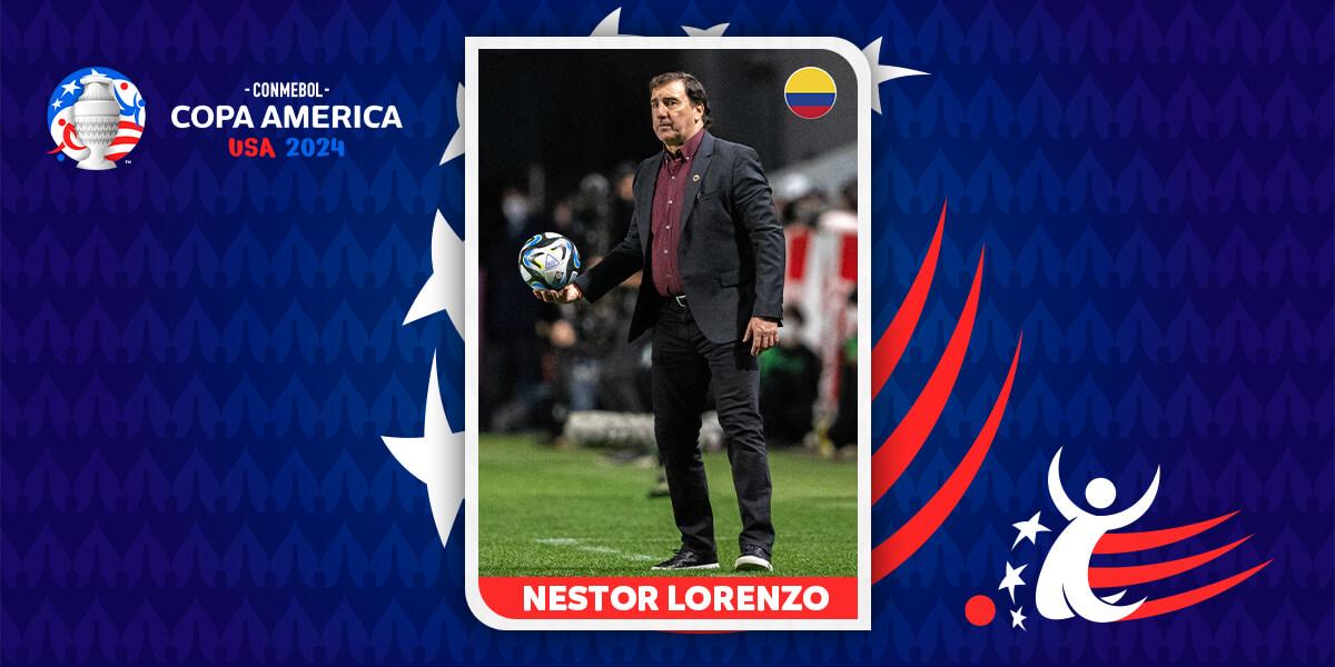 Os treinadores da CONMEBOL Copa América™: Néstor Lorenzo