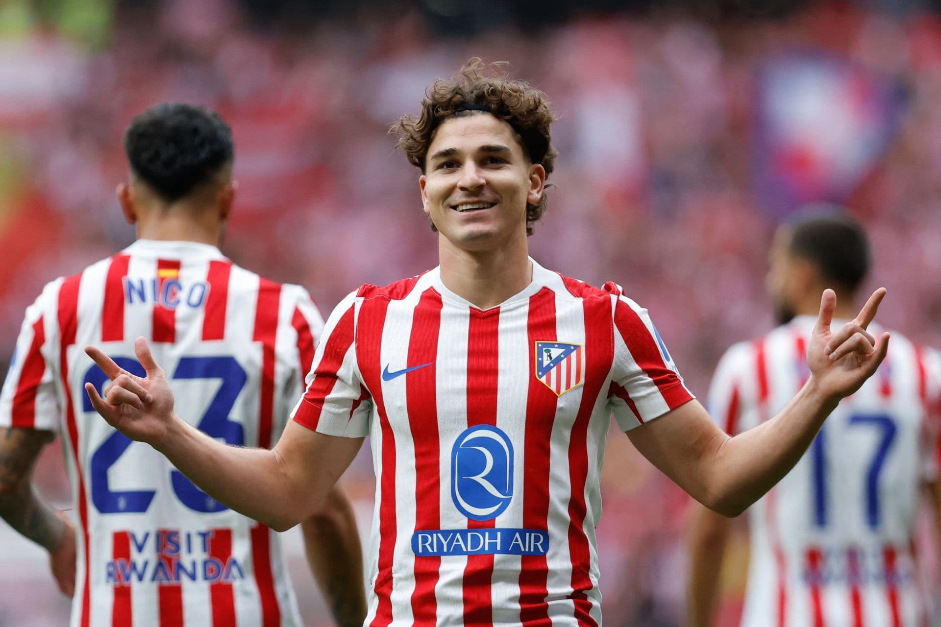 Julián Álvarez brilló ante el Real Madrid